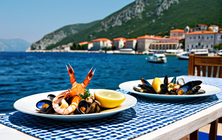 부드바 해변 - Woman Enjoying Mogren Beach**

"A fully clothed woman in modest beach attire sitting on Mogren Beach...